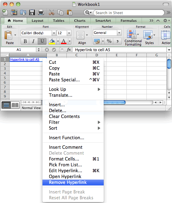 shortcut on word for merge cells mac
